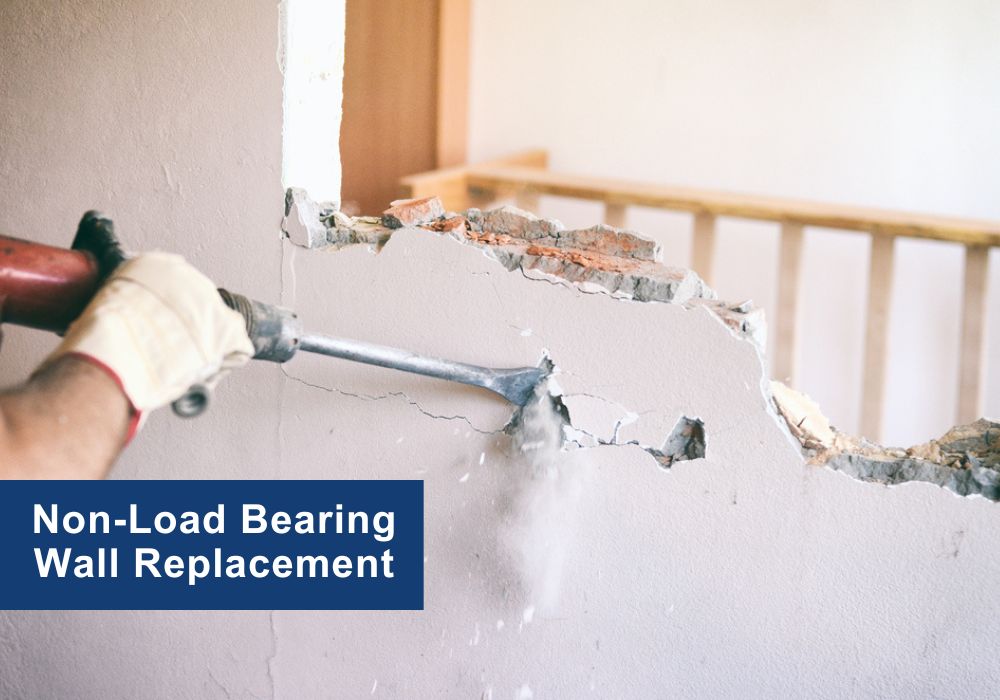 replacing a non-load bearing wall Karrinyup